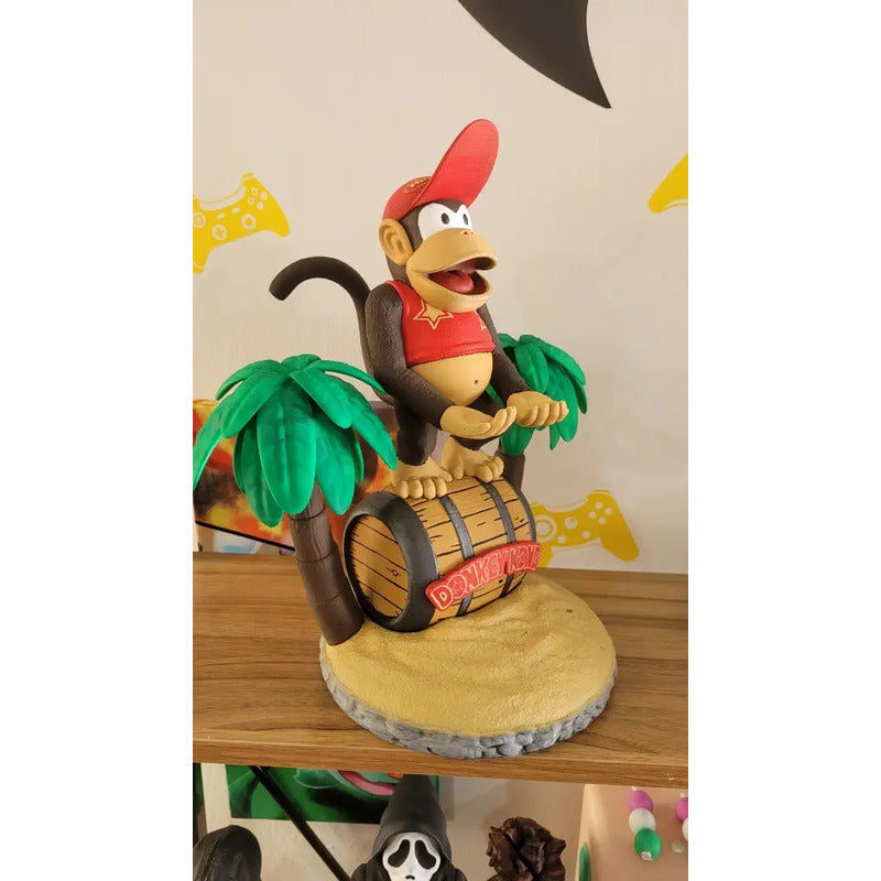 Soporte Control Play Xbox O Celular Diddy Kong Mario Bros