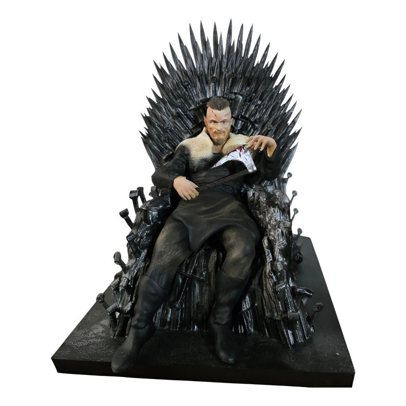 Figura Ragnar Lodbrok Con Trono De Hierro Vikingos