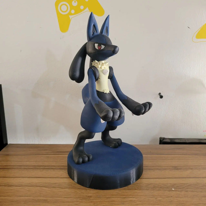 Soporte Para Control Xbox Play O Celular De Lucario Azul
