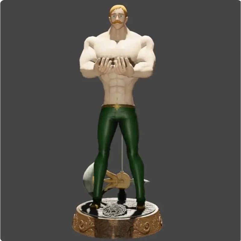 Soporte Control Play Xbox O Cel Escanor 7 Pecados Capitales Verde