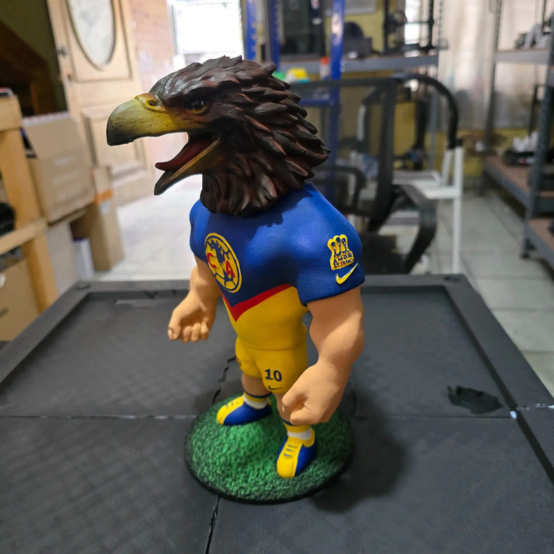 Figura Fuertecito  Aguila Mascota Del America Celeste