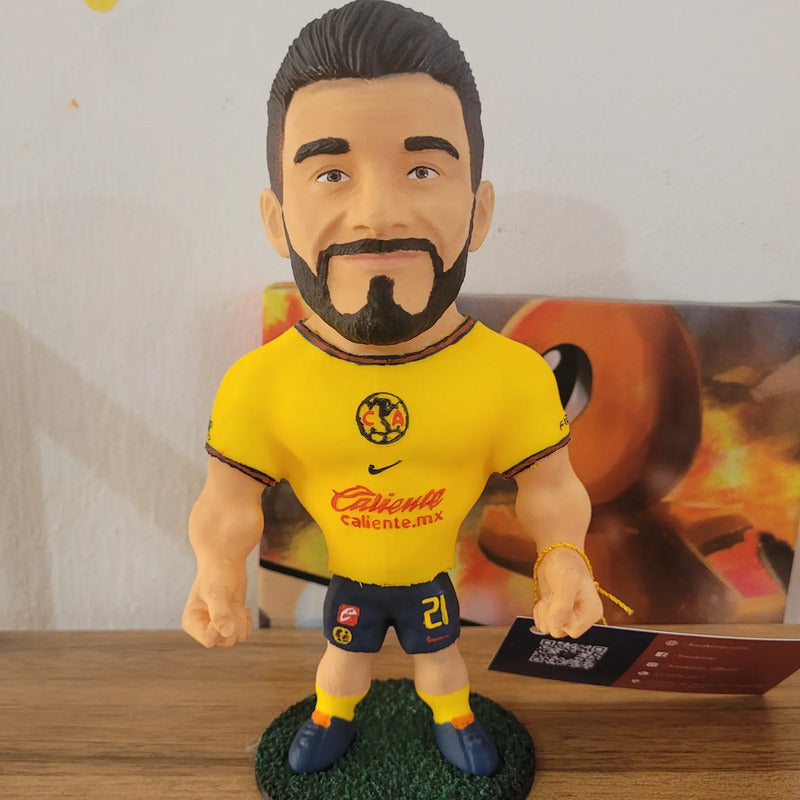 Figura Futbolistas Fuertecito Henry Martin Con America
