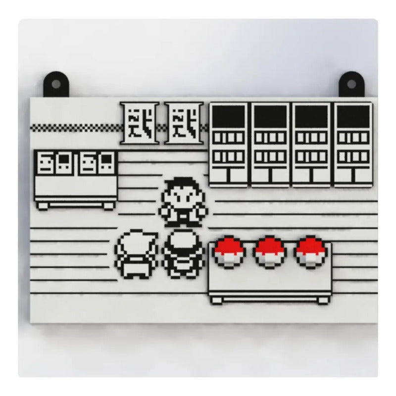 Porta Llaves Videojuego Pkemon Gameboy Blanco