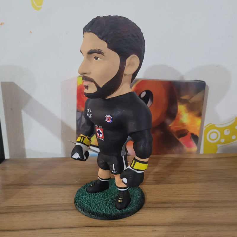 Figura De Futbolista Fuertecito José Corona Cruz Azul