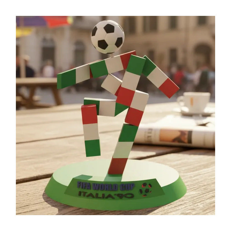 Figura Mascota Del Mundial Italia 1990 Ciao