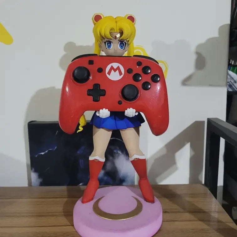 Soporte Control Play Xbox O Celular Sailor Moon V2 Blanco