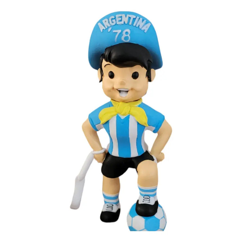 Figura De Mascota Del Mundial Gauchiito Argentina 78