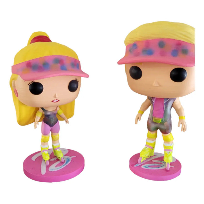 Figura De Acción Barbie Y Ken Tipo Funko
