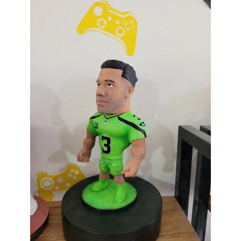 Figura De Futbol Americano Fuertecito Russell Wilson