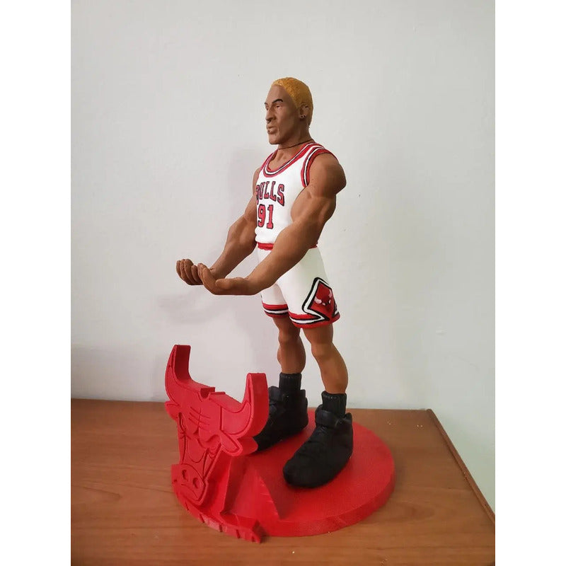 Soporte Control Play Xbox O Celular Dennis Rodman Bulls Blanco