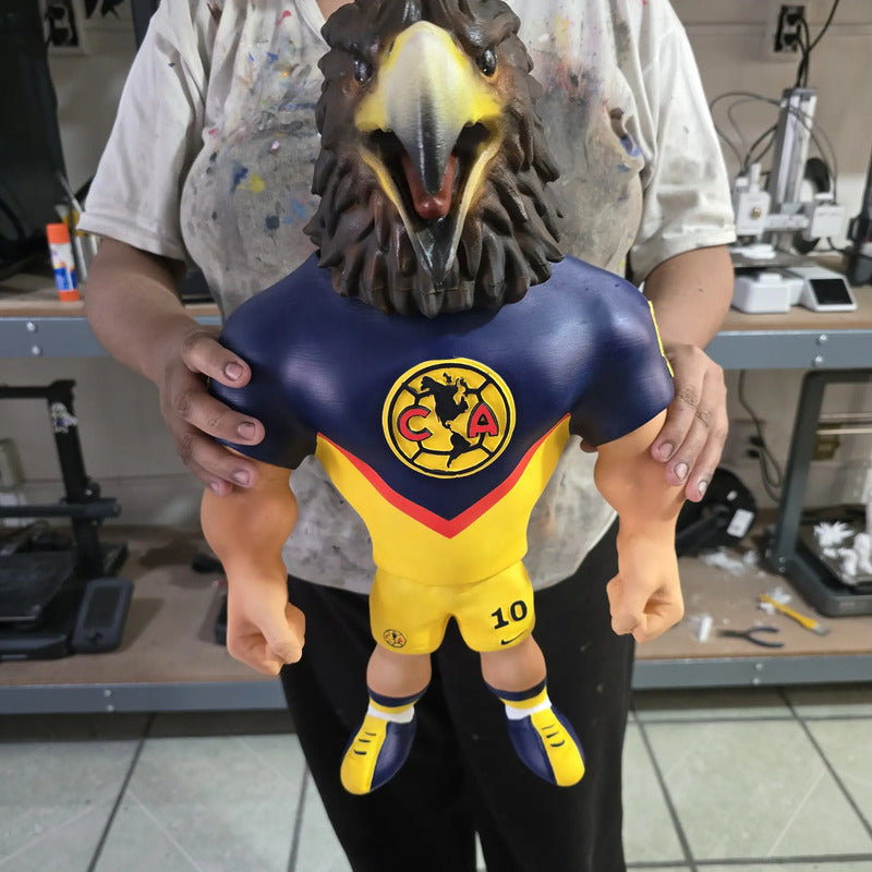 Figura Fuertecito 55 Cm Aguila Del America Edición Tricampeo