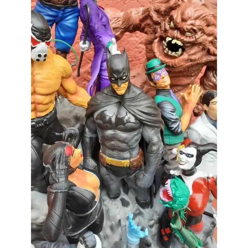 Figura De Acción  Diorama Batman Sanity Todos Sus Enemigos