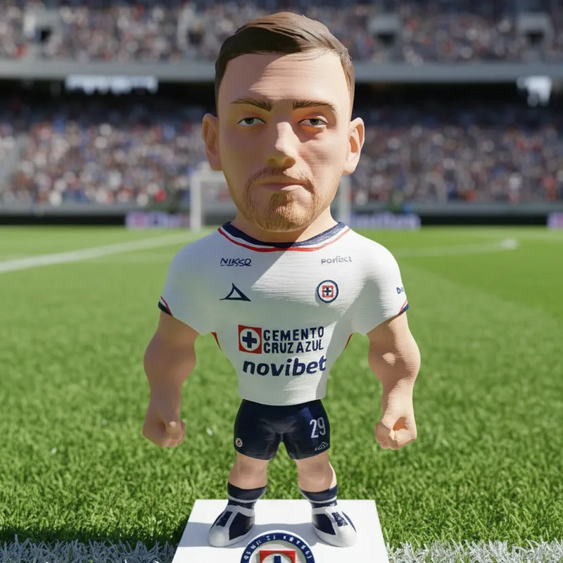 Figura De Futbolista Fuertecito Rodolfo Rotondi Cruz Azul
