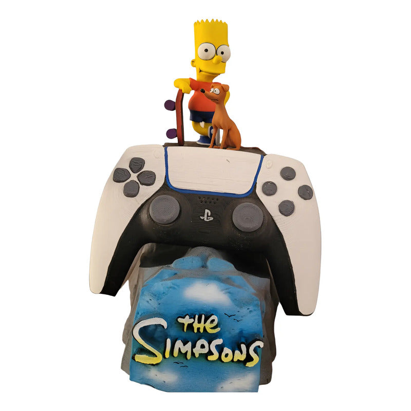 Soporte Control Play Xbox O Celular Bart Los Simpson Amarillo