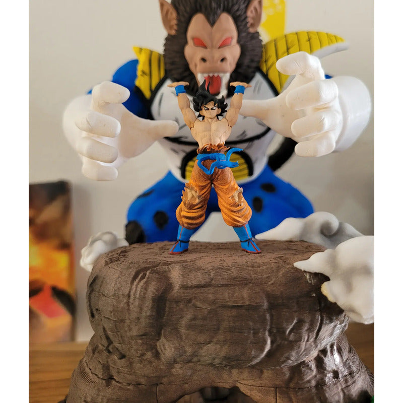 Figura Goku Vs Ozaru Vegeta Dragon Ball