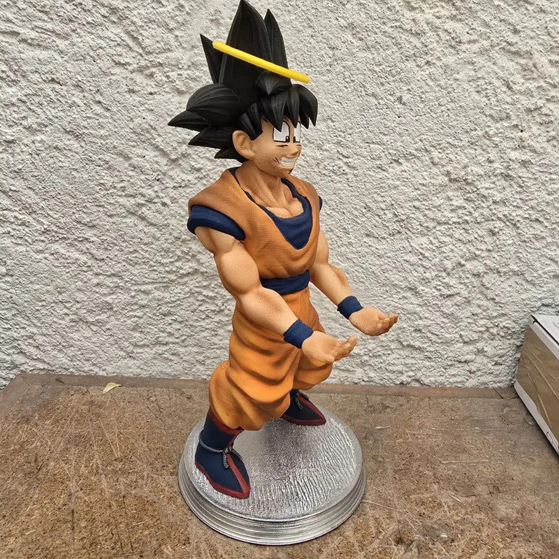 Soporte De Goku Con Aureola Para Control De Play, Xbox O Cel Naranja