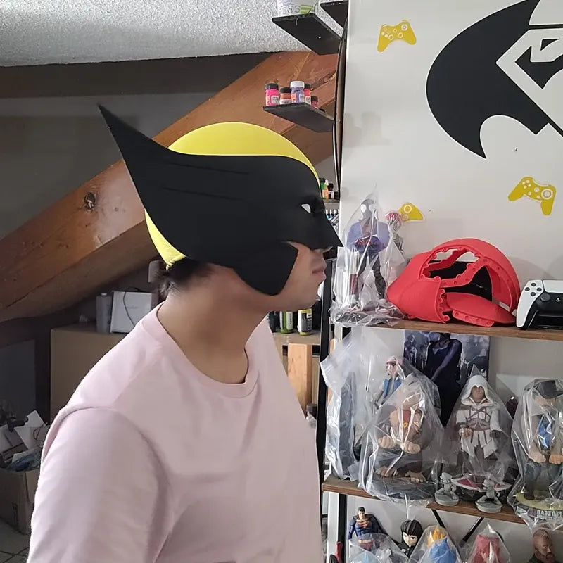 Mascara Wolverine Imantada Cosplayer  Amarillo Wolverine