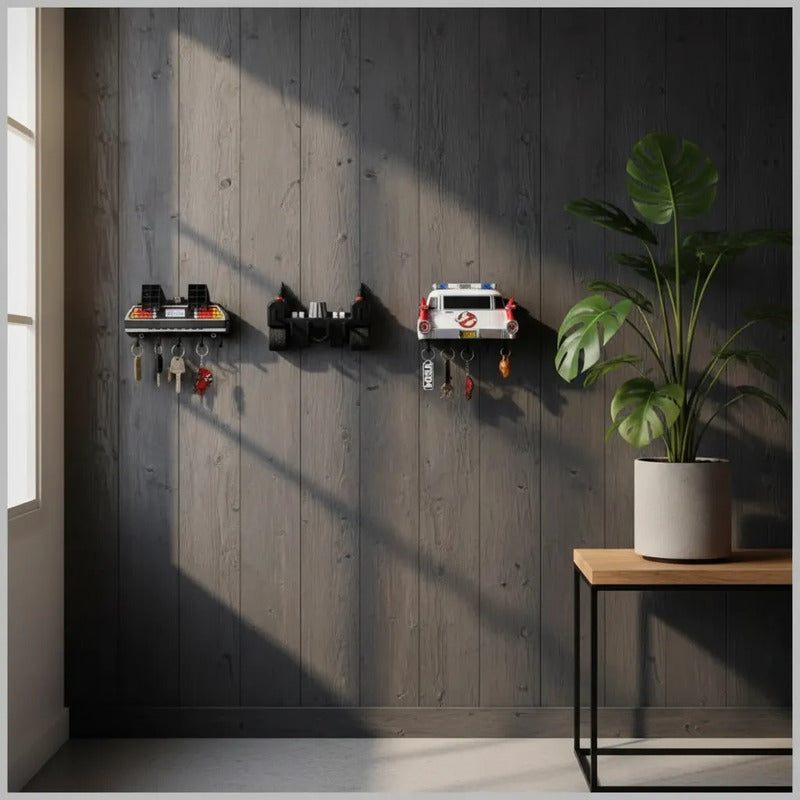 Porta Llaves De Pared Varios Modelos Gris