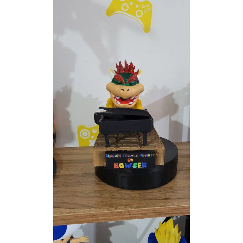 Figura De Acción Bowser Peach Cantado Mariobros