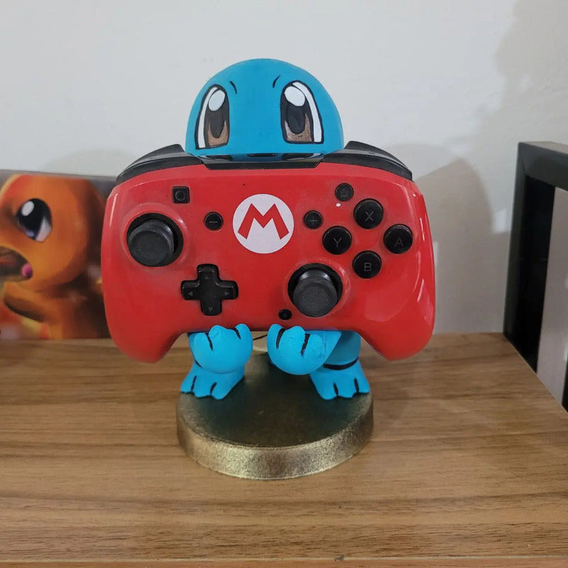 Soporte Para Control  Ps4, Xbox Y Celular Pokémon Squirtle Celeste