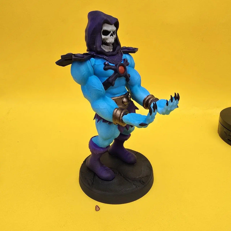 Soporte Para Control Play. Xbox O Celular De Skeletor He-man Azul