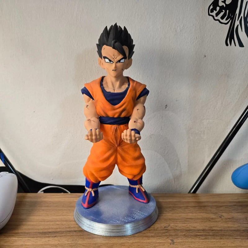 Soporte Control Play Xbox O Celular Gohan Dragon Ball Z Naranja