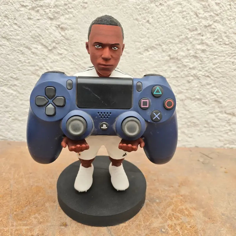 Soporte Control Play Xbox O Celular Kylian Mbappé Futbolista Blanco