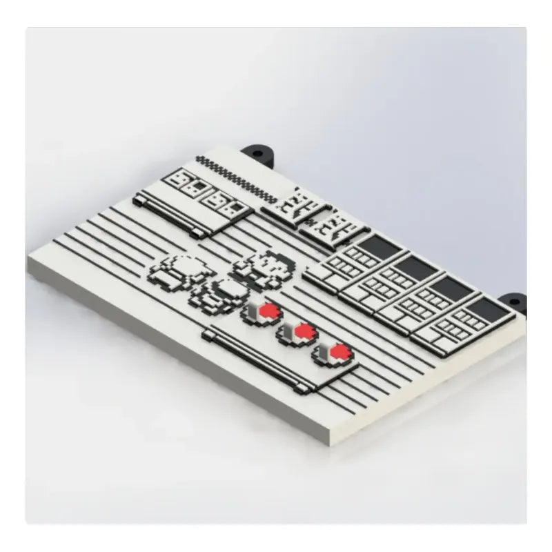 Porta Llaves Videojuego Pkemon Gameboy Blanco
