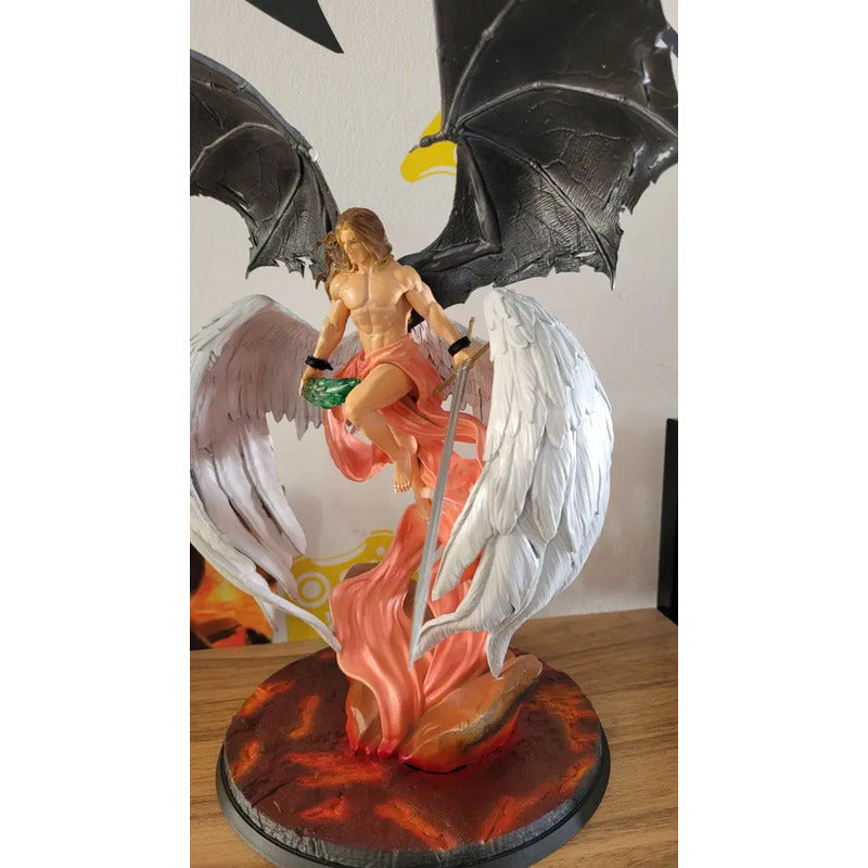 Figura Lucifer Ángel Caído  Blanco