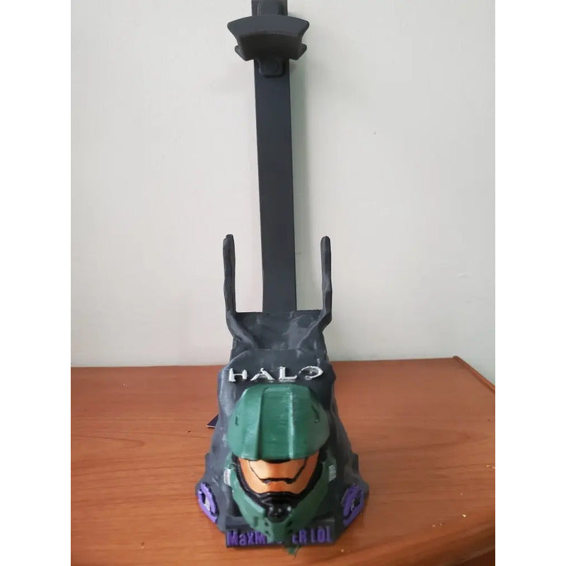 Soporte Para Control Y Audifonos Halo Máster Chief Con Espad