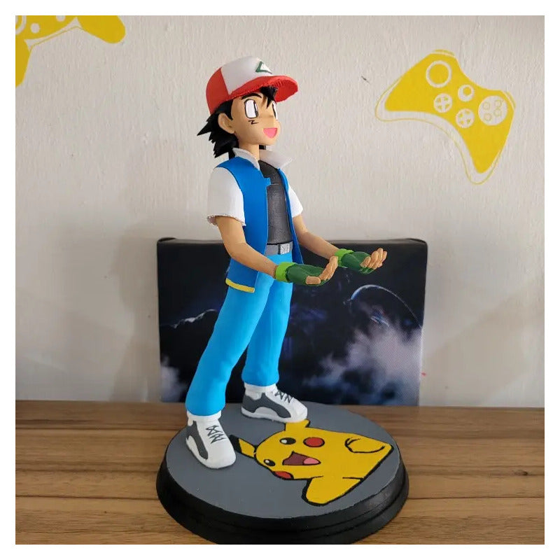 Soporte Control Play Xbox O Celular Ash Ketchum  Azul