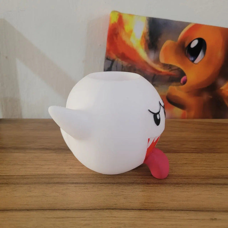 Lapicero Para Escritorio De Boo Mario Bros