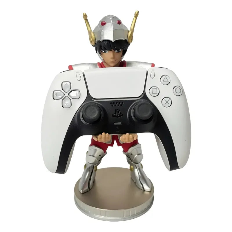 Soporte Control Play Xbox O Cel Seiya Caballeros Del Zodiaco Rojo