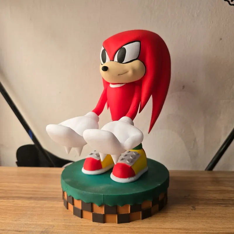 Soporte Para Control De Play Xbox O Celular Knuckles Sonic Rojo