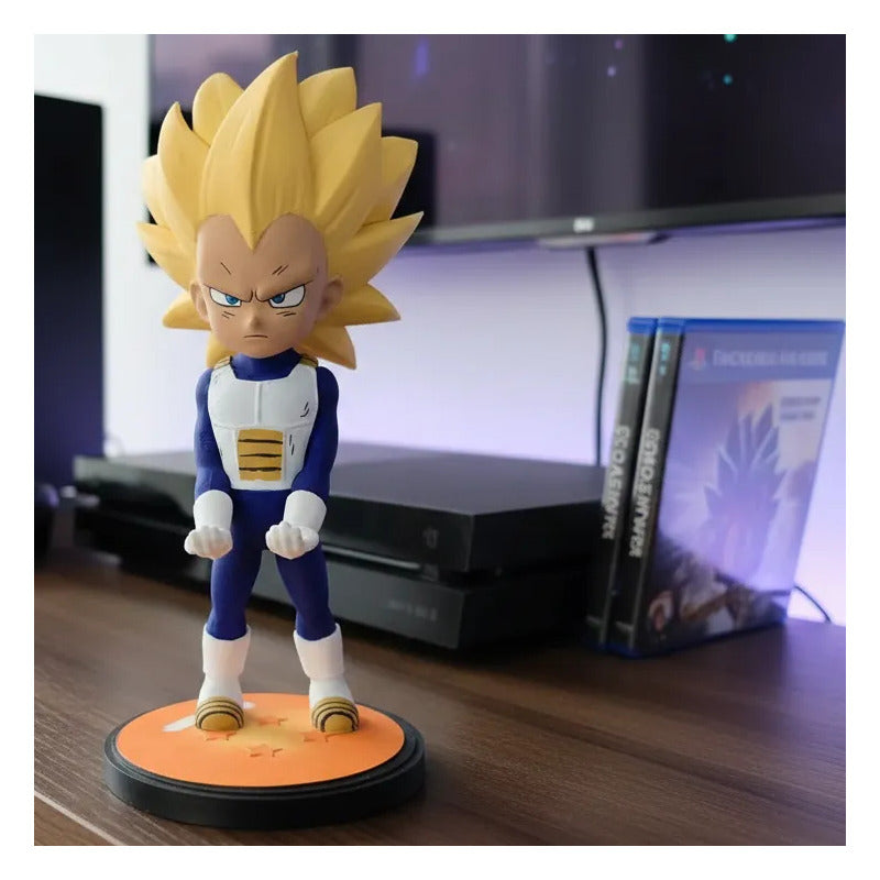Soporte  Control Play Xbox O Celular Vegeta Dragon Ball Daim Azul
