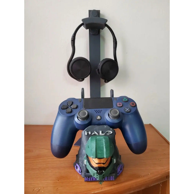 Soporte Para Control Y Audifonos Halo Máster Chief Con Espad