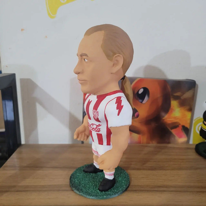 Figura De Futbolista Fuertecito Alex  Aguinaga