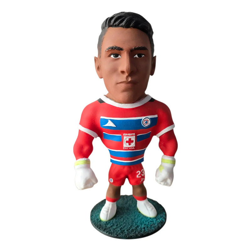 Figura De Futbolista Fuertecito Kevin Mier Cruz Azul