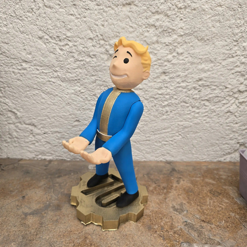 Soporte Control Play Xbox O Celular Vault Boy Fallout Amarillo
