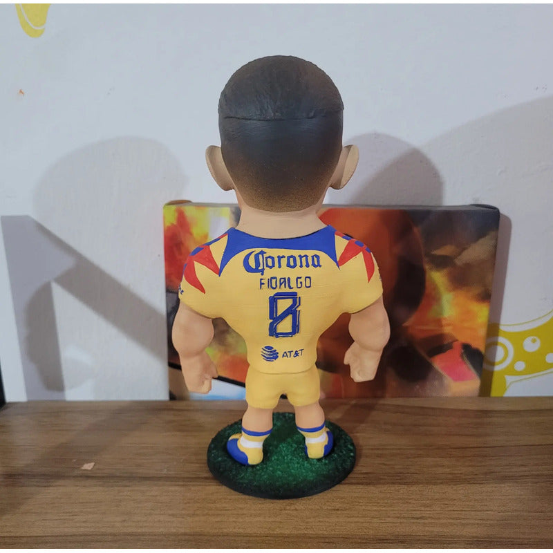 Figura De Futbolista Fuertecito Alvaro Fidalgo Con America