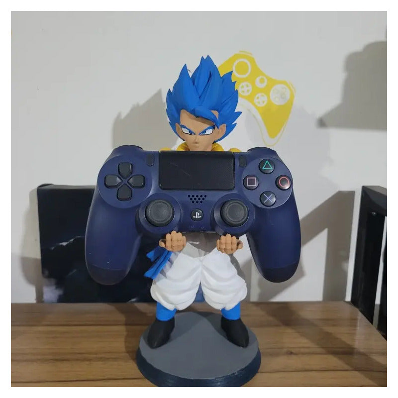 Soporte Control Play Xbox O Celular Gogeta Dragon Ball Super Azul