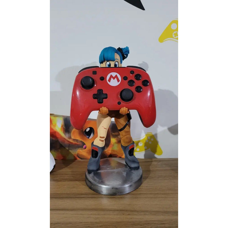 Soporte Control Play Xbox O Celular Bulma Dragon Ball Verde Oscuro