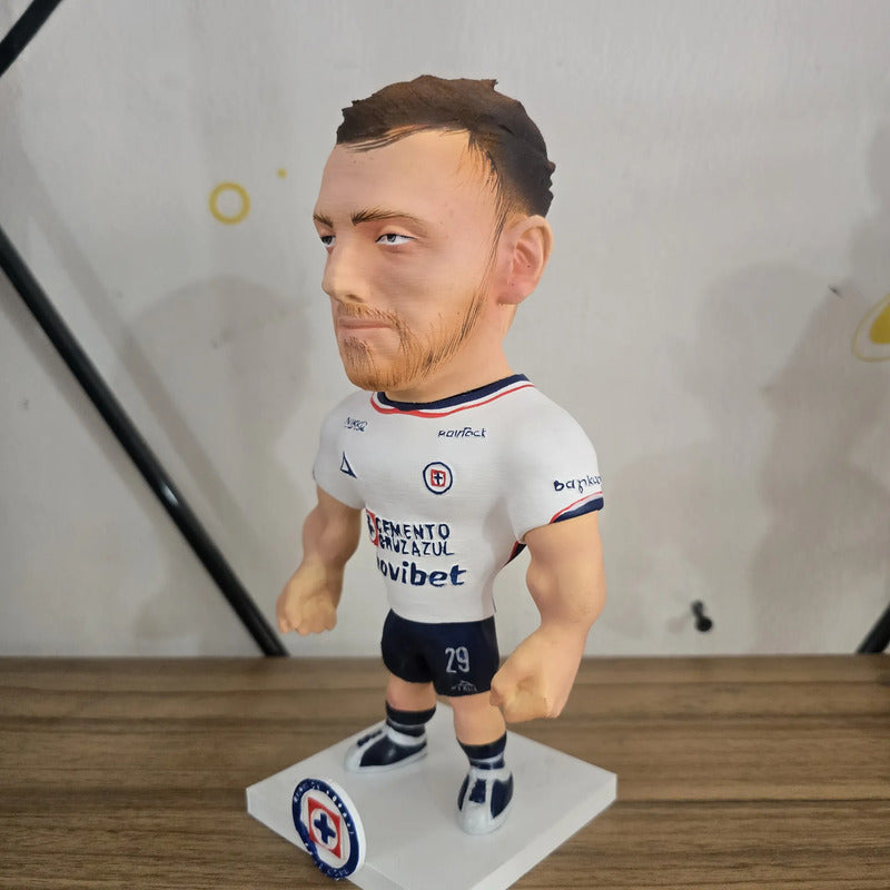 Figura De Futbolista Fuertecito Rodolfo Rotondi Cruz Azul