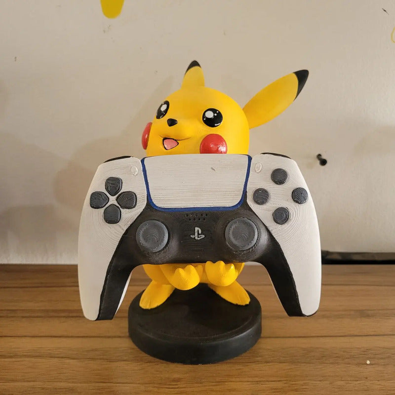 Soporte Para Control Play Xbox O Celular Pikachu Amarillo