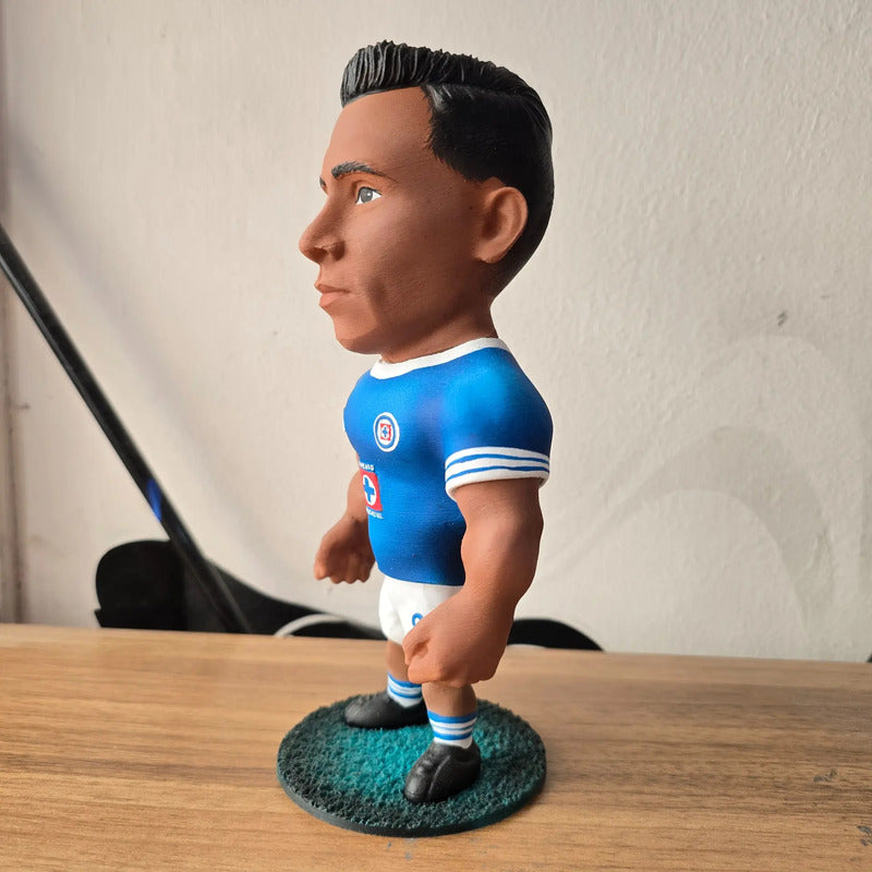 Figura De Futbolista Fuertecito Angel Sepulveda Cruz Azul