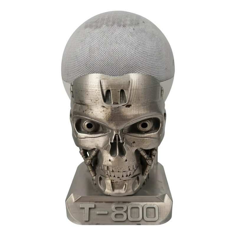 Soporte Alexa Echo 4 O 5 Terminator T 800 Gris