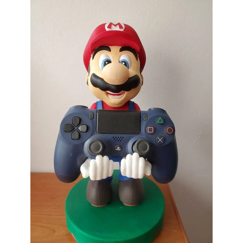 Soporte Para Control Xbox Play Nintendo O Celular Mario Bros Azul