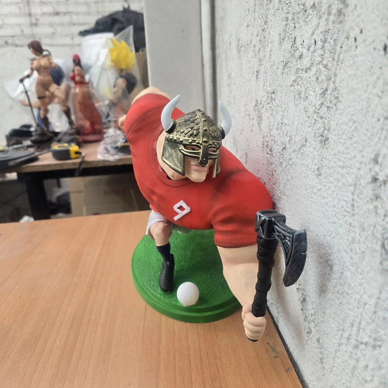 Figura De Futbolista Erling Haaland Caricatura