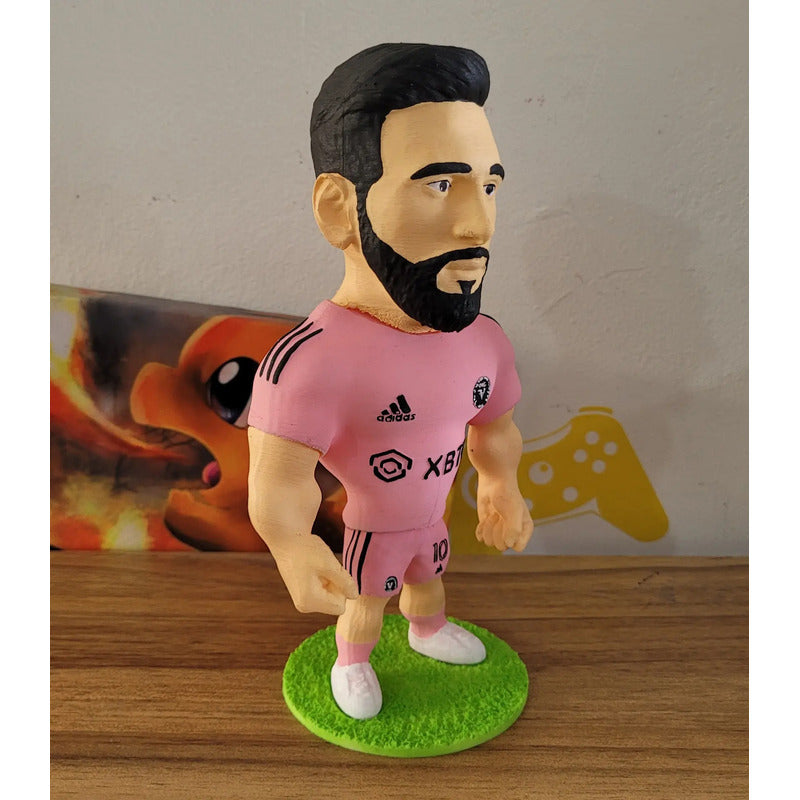 Figura De Futbolista Fuertecito Messi Con Argentina
