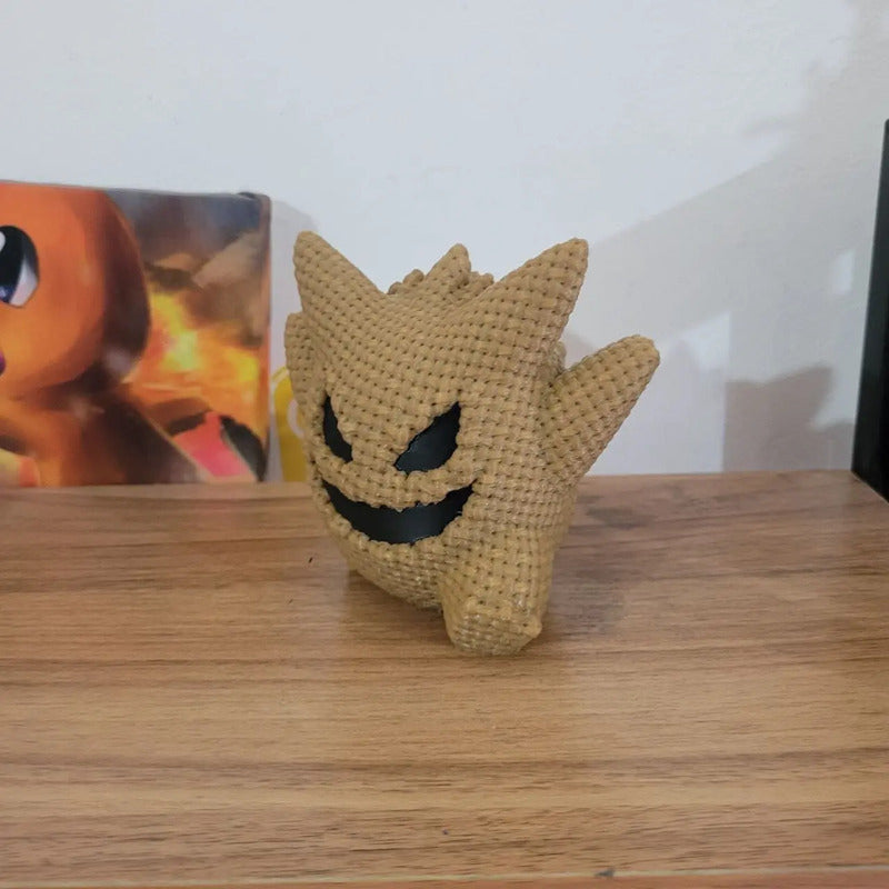 Figura Tipo Amigurumi Gengar Con Oogie Boogie